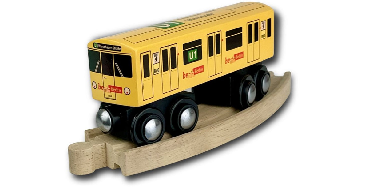 Train Miniature Métro Berlin Ligne U7 En Bois | Jouet Compatible Rails Bois | Cadeau Enfant Collectionneur Train Miniature Métro Berlin Ligne U7 En Bois | Jouet Compatible Rails Bois | Cadeau Enfant Collectionneur